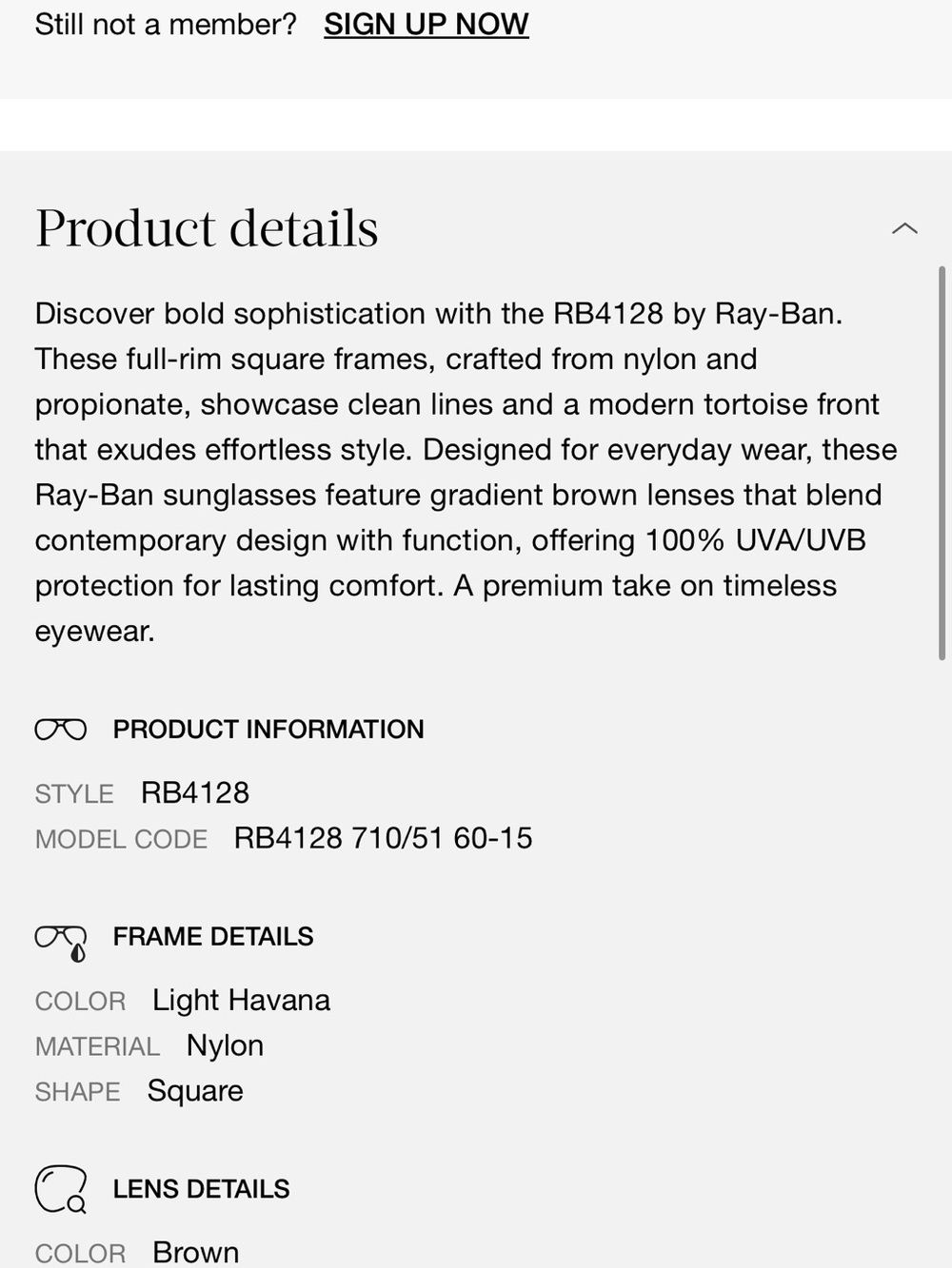 Ray-Ban Tortoise Frame Sunglasses with Brown Lenses - Picture 11 of 12